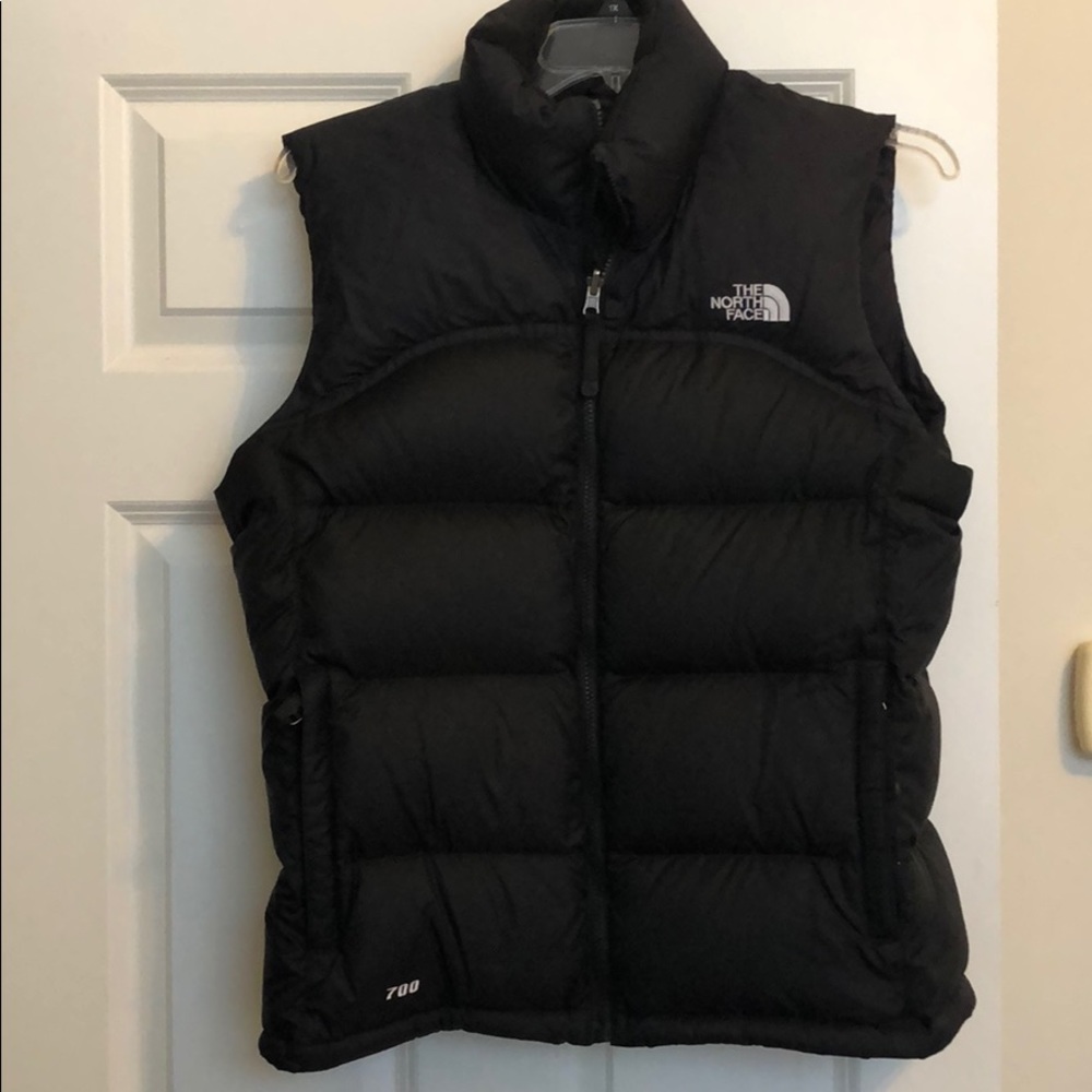 North Face 700 black Vest